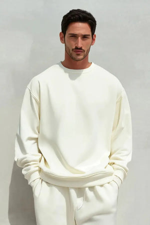 Sweatshirt FW-25 440G - MILK TEA WHITE