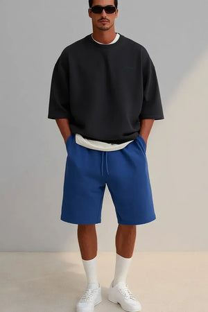 Short Heavy Cotton - BLUE
