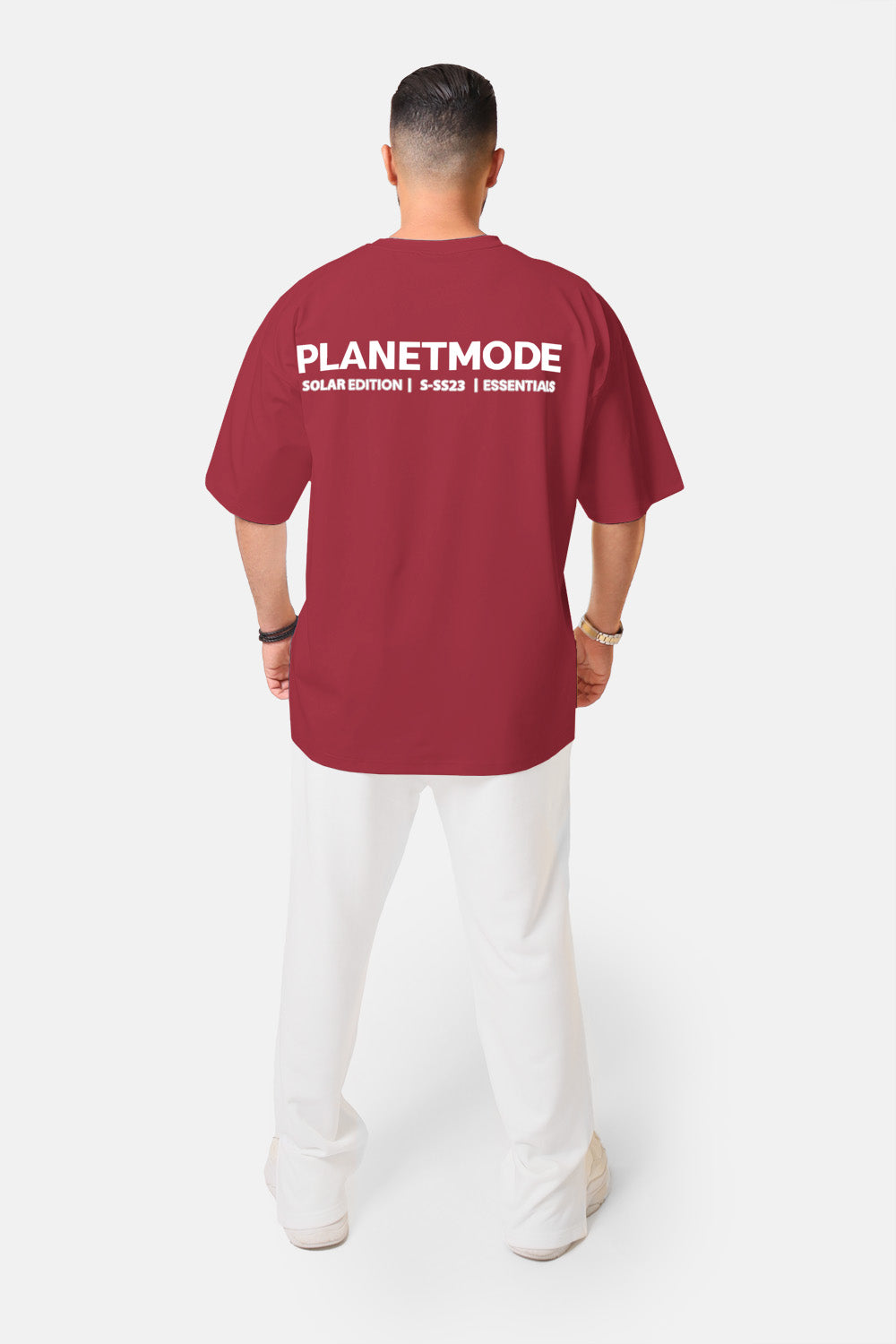 Men 100% Cotton Oversized Tee Shirt S/SS23 Pluto