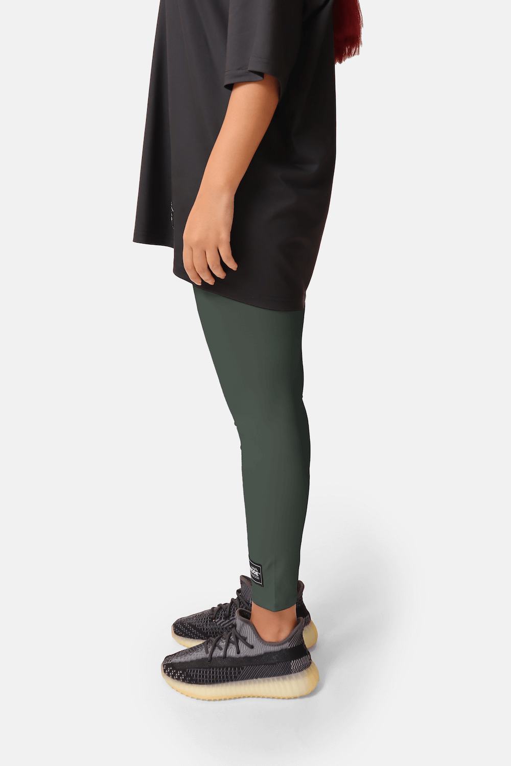 Women High Waist Essentials FW/22 Long Leggings Army Green