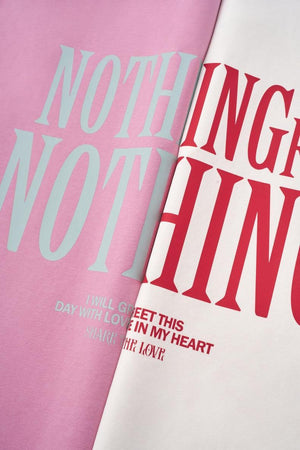 T-shirt Nothing for Nothing - White