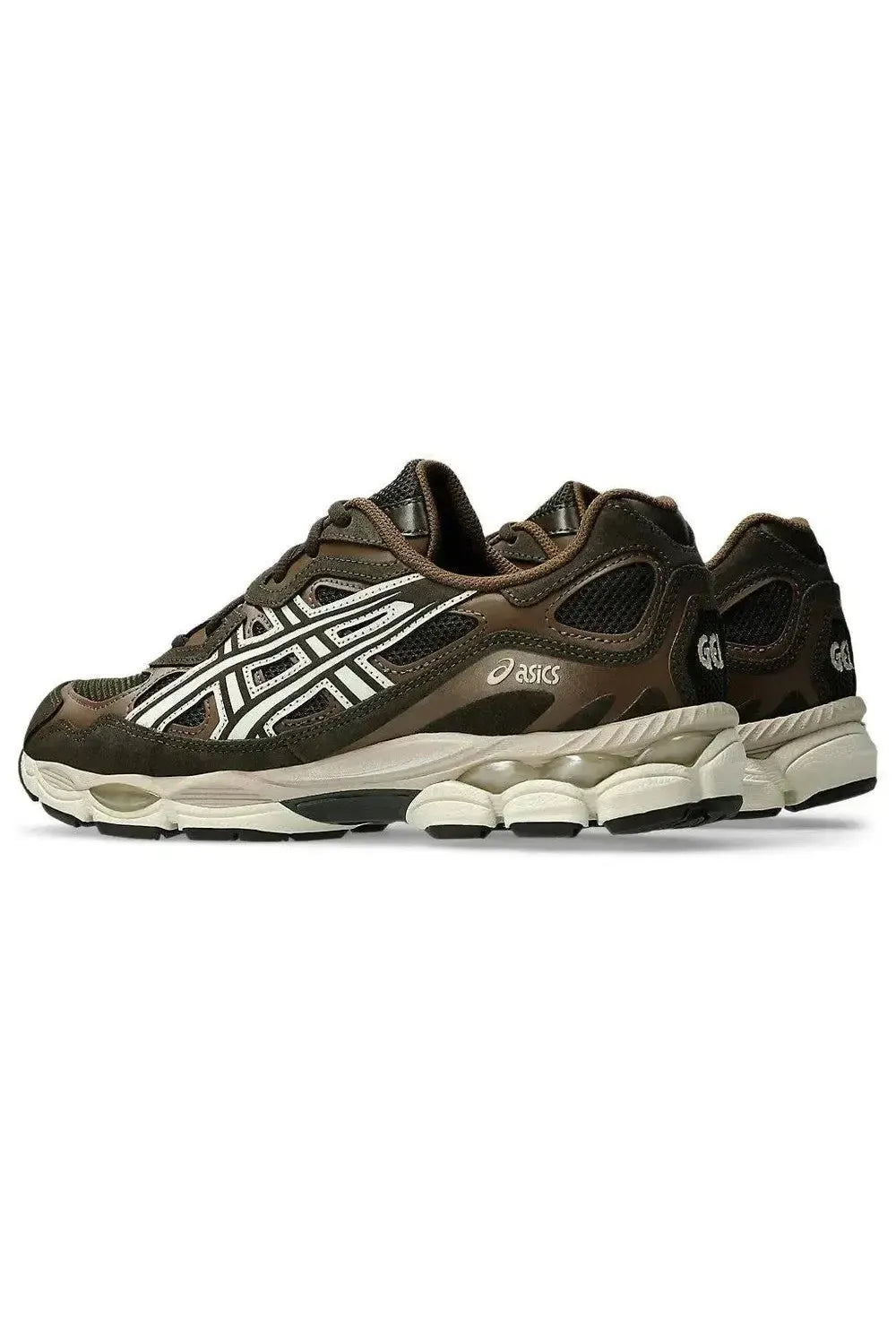 Asics GEL-NYC Black Coffee and Feather Grey 1203A663-200