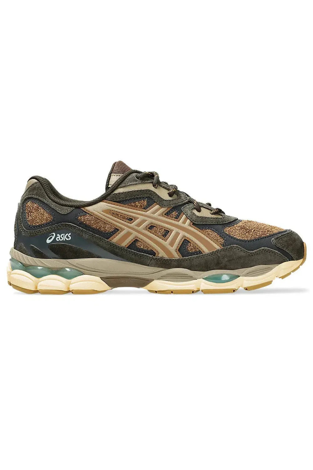 Asics GEL-NYC Brown Storm and Tan Presidio 1203A477-200