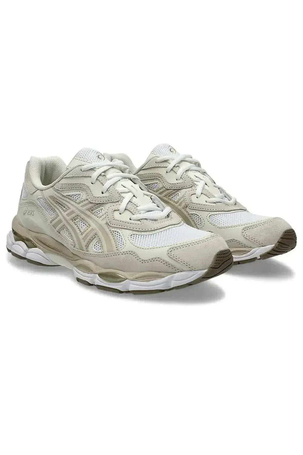Asics GEL-NYC White and Feather Grey 1203A663-102