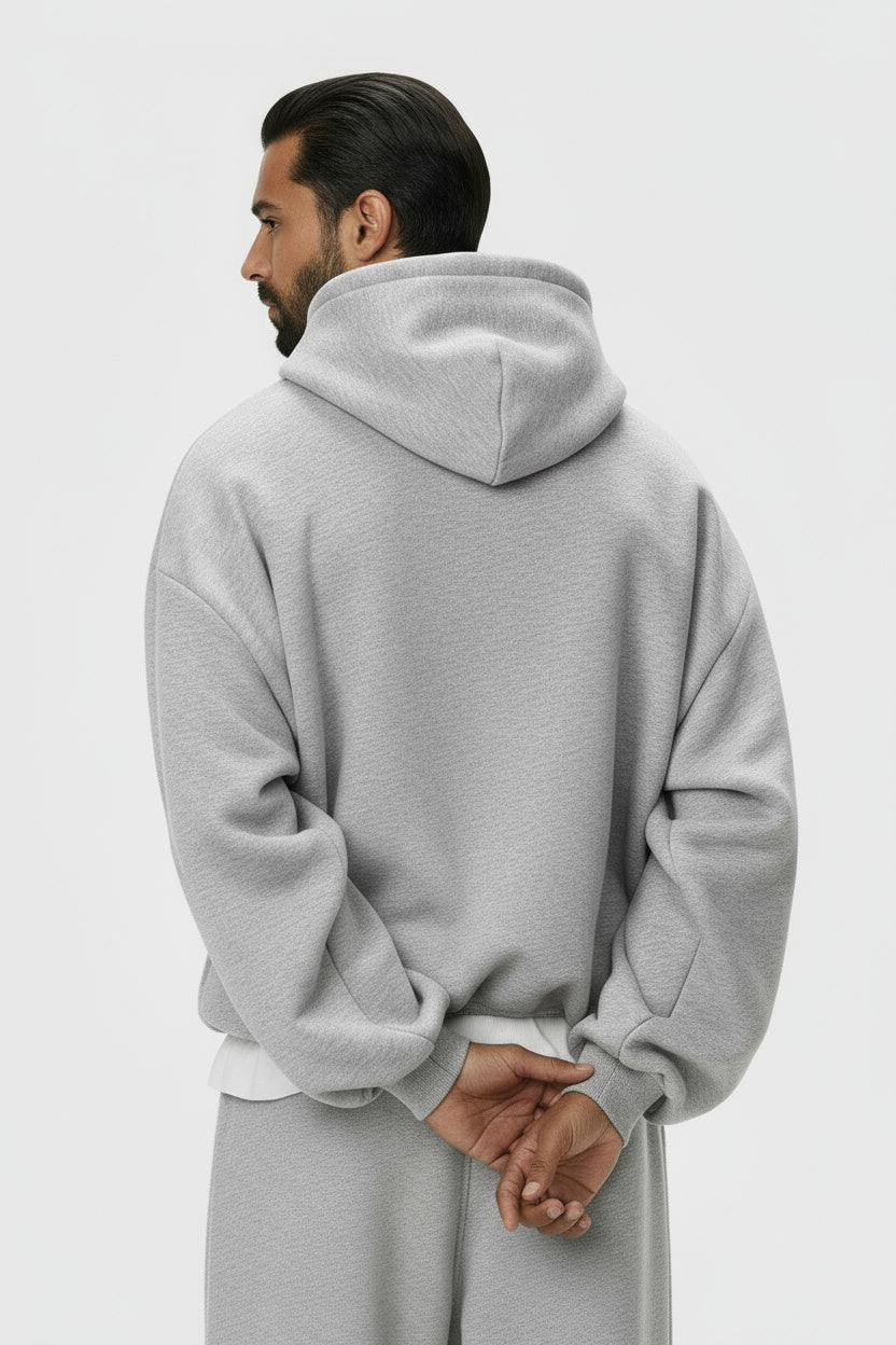 Hoodie Blank Cloudy - Grey
