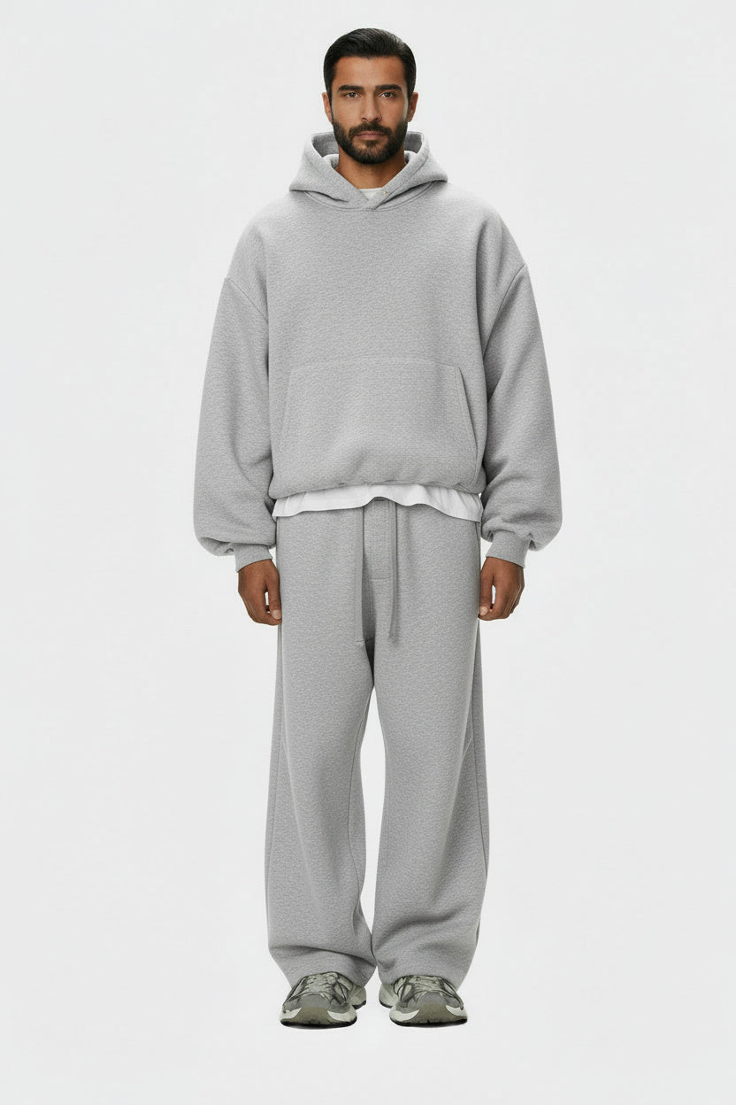 Hoodie Blank Cloudy - Grey