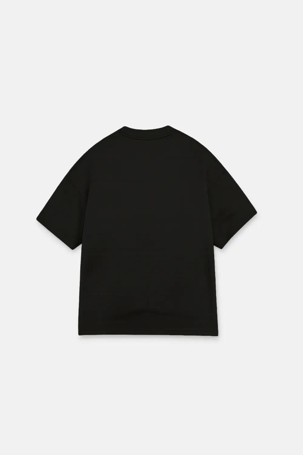 T-Shirt Mallbo Blue Oversized Drop Shoulder - Black