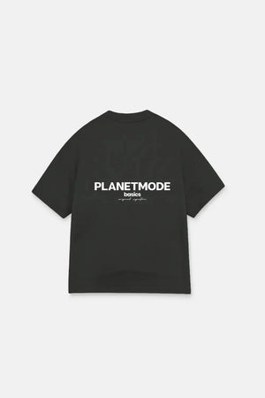 T-shirt Basics drop shoulder oversized - Dark Gray