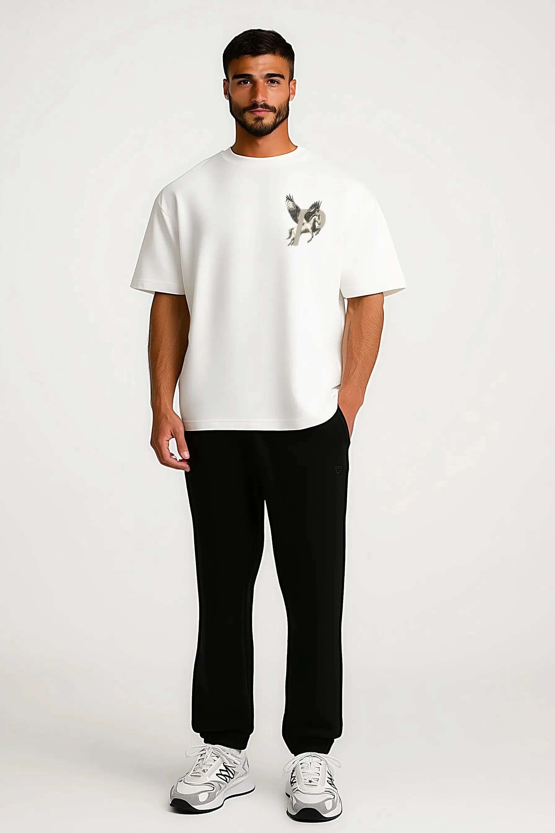 T-Shirt HorseP Oversized - White