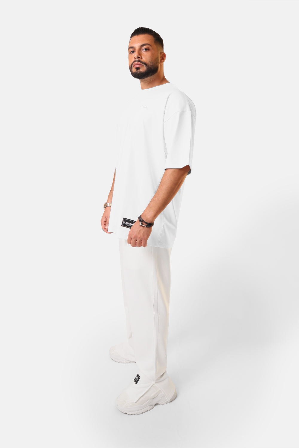 Men 100% Cotton Oversized Tee Shirt S/SS23 White