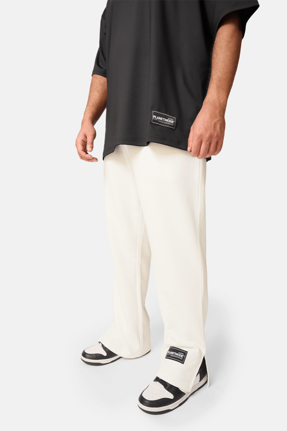 Men Lose Fit Essentials S/SS23 Oversized Pants Off White