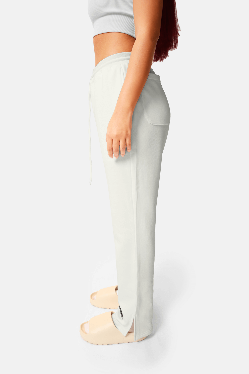 Women Lose Fit Essentials S/SS23 Oversized Pants White